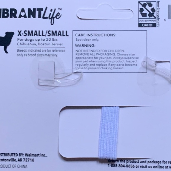 VIBRANT LIFE BOW ACCESSORIES DOG COLOR PINK SIZE XS/S - Picture 2 of 3